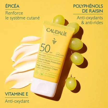 Caudalie Vinosun High Protection Cream SPF50 50ml: цены и характеристики
