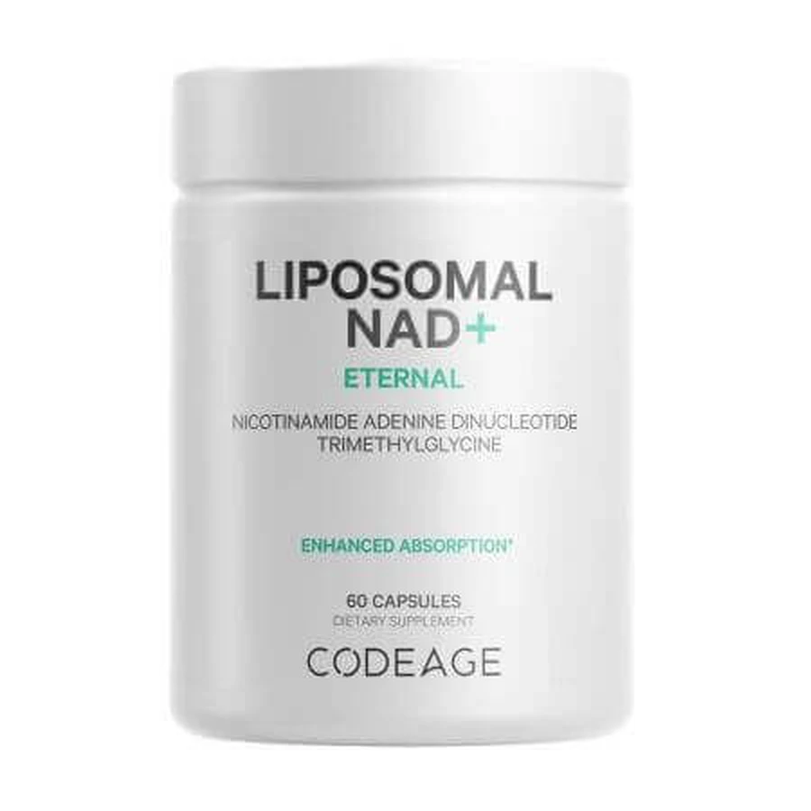 NAD+ Eternal липосомальный CodeAge, 60 капсул, GNC: цены и характеристики