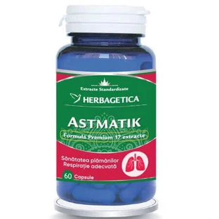 Астматик, 60 капсул, Herbagetica