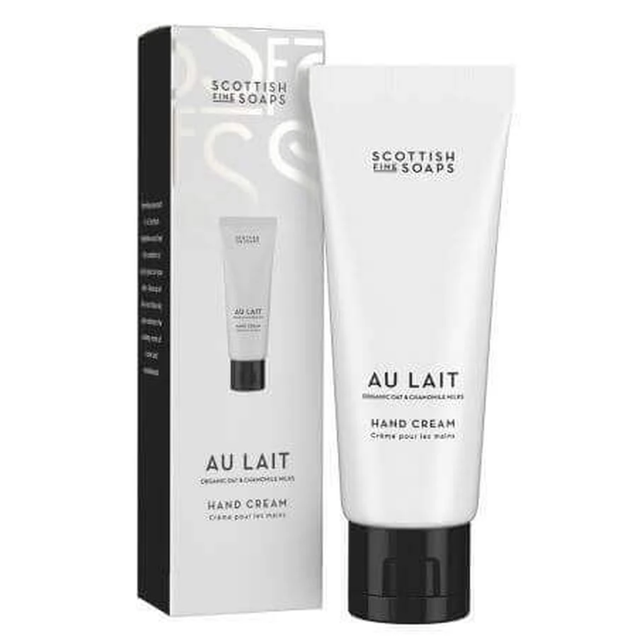 Крем для рук з вівсяним молоком та ромашкою Au Lait, 75 мл, Scottish Fine Soaps: ціни та характеристики