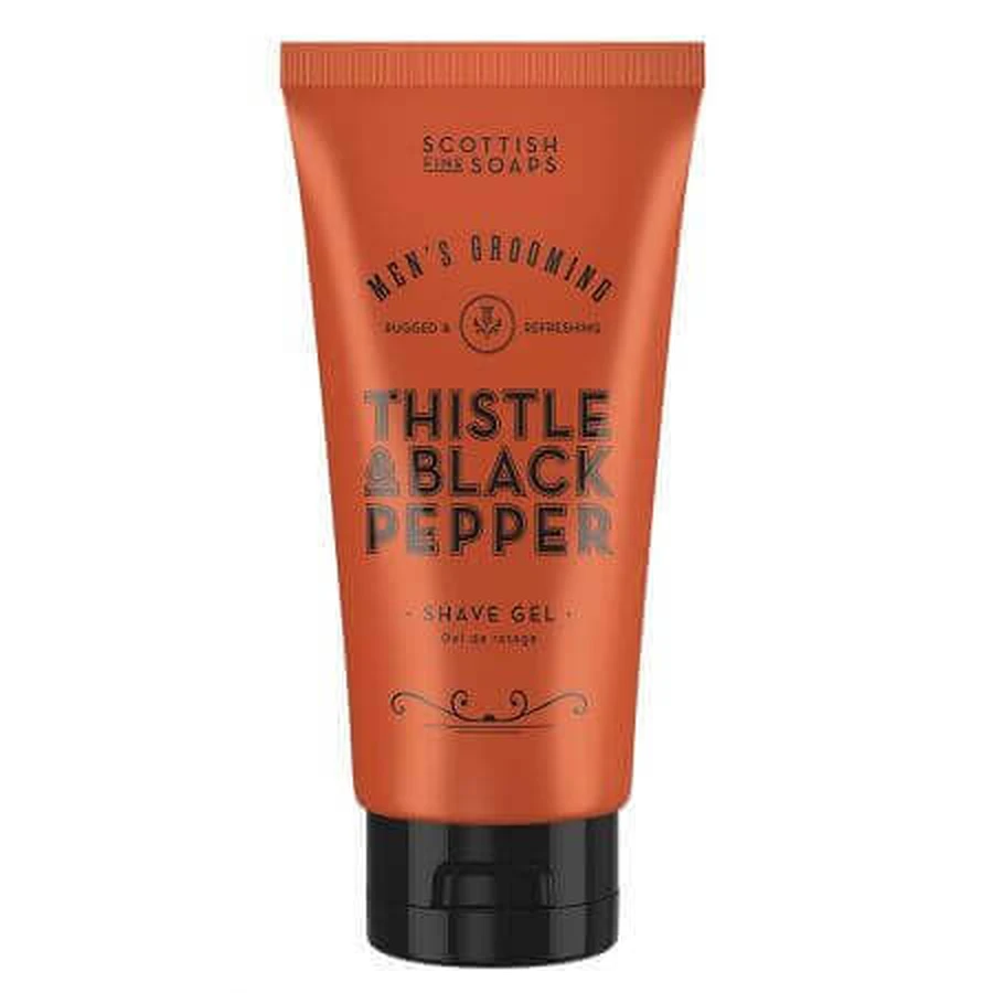 Гель для гоління "Будяк і перець", 150 мл, Scottish Fine Soaps: ціни та характеристики