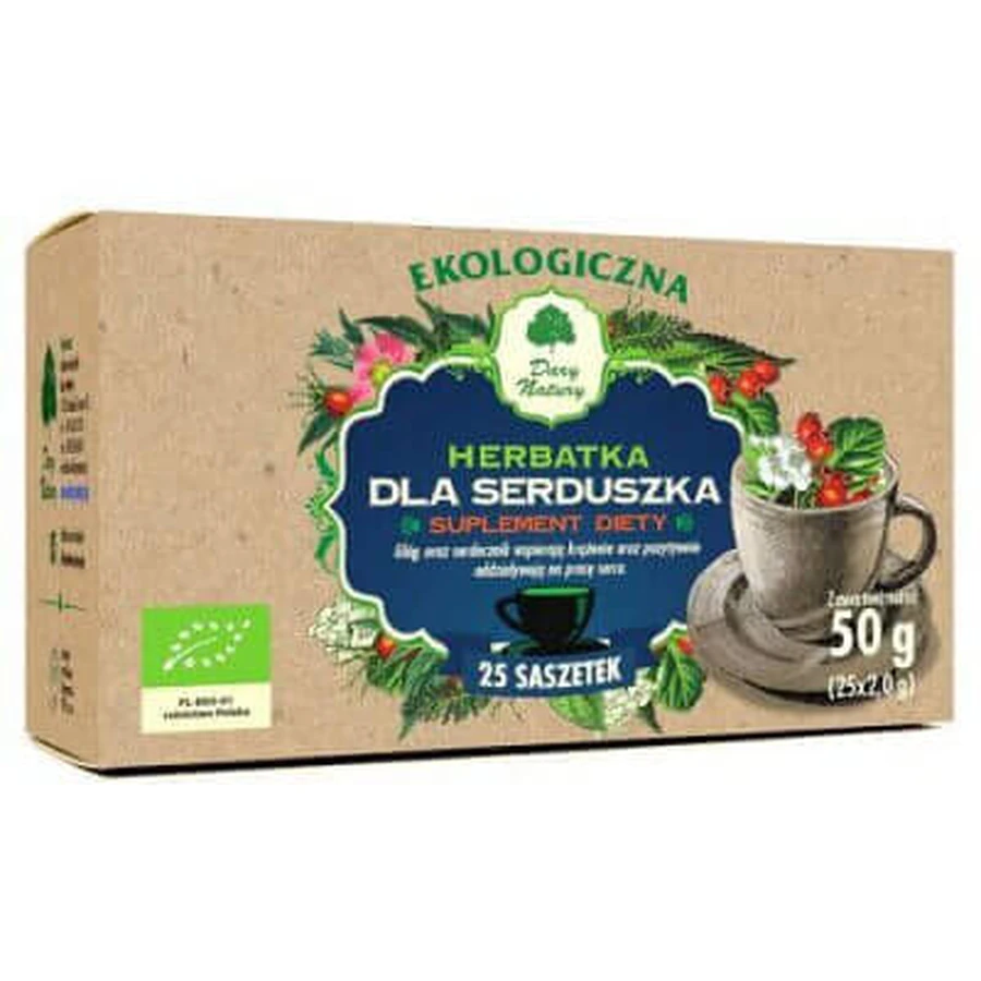DARY NATURY Органический чай для сердца, 25x2,0 г: цены и характеристики