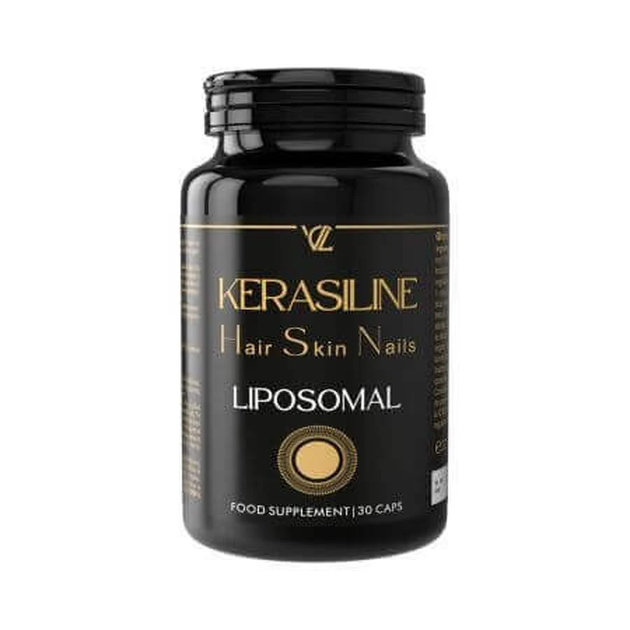 Добавка для волосся, нігтів та шкіри Kerasiline Liposomal, 30 капсул, Vio Nutri Lab: ціни та характеристики