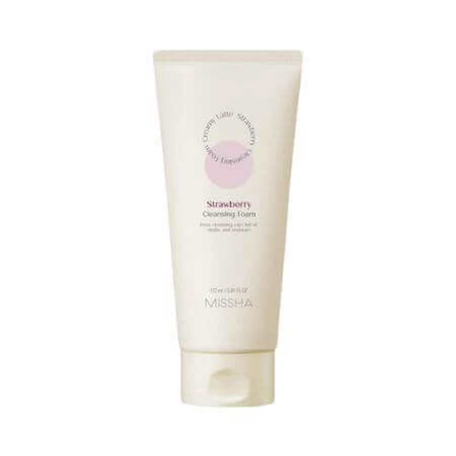 Пінка для вмивання обличчя Creamy Latte Strawberry Cleansing Foam, 172 мл, Missha: ціни та характеристики