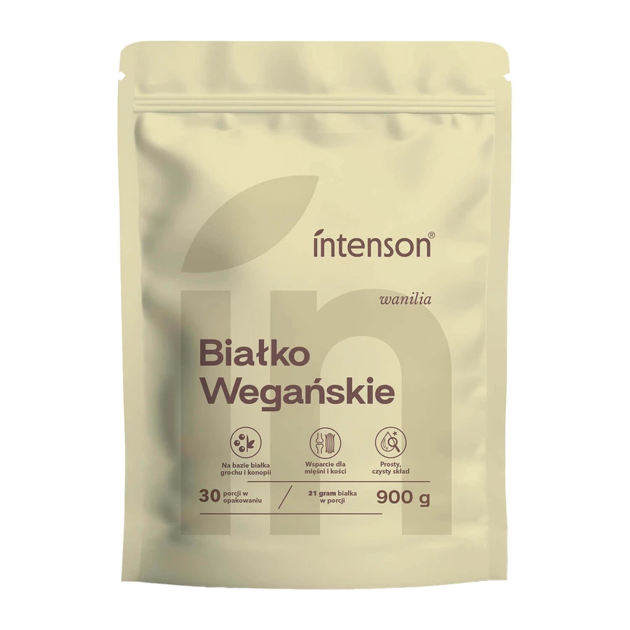 Intenson Vegan Protein, ванильный вкус, 900 г: цены и характеристики