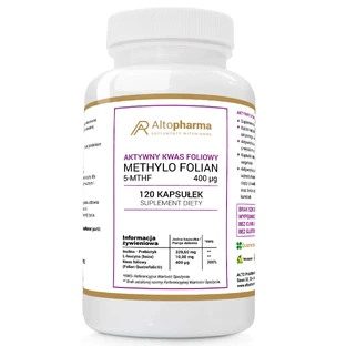 AltoPharma Активная фолиевая кислота, 120 капсул