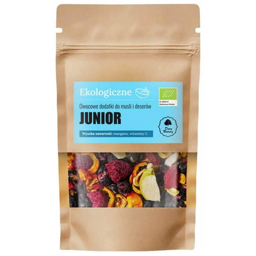 Dary Natury Ekologiczne Owocowe dodatki do muesli i desserów, junior, 20 g: цены и характеристики