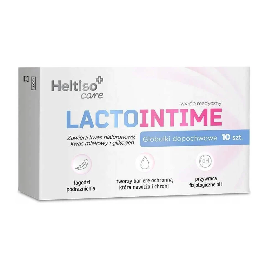 Heltiso Care Lactointime, 10 вагінальних глобул: ціни та характеристики