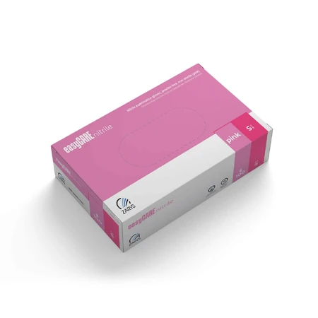 EasyCare Nitrile, нитриловые перчатки, нестерильные, неопудренные, розовые, размер S, 100 штук: цены и характеристики