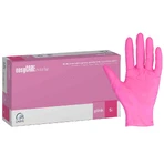EasyCare Nitrile, нитриловые перчатки, нестерильные, неопудренные, розовые, размер S, 100 штук: цены и характеристики