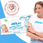 Jelp Baby 0+, вологі серветки, 99,9% води, 64 шт.: ціни та характеристики