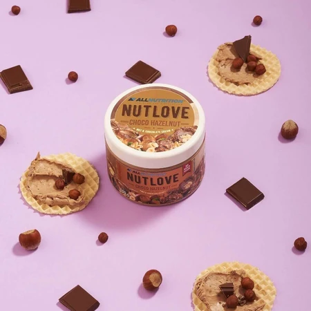 Allnutrition Nutlove Choco Фундук, горіховий та шоколадний крем, без додавання цукру, 500 г: ціни та характеристики