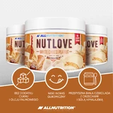 Allnutrition Nutlove White Choco Peanut, молочно-ореховый крем с гималайской солью, без добавления сахара, 500 г