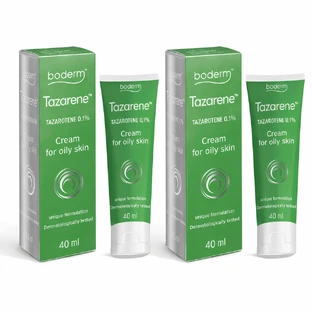 Крем від прищів Boderm Tazarene 2х40мл