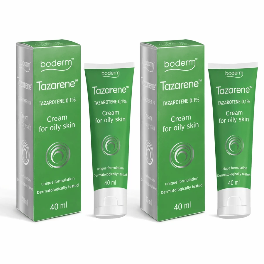 Boderm Tazarene Крем от прыщей 2х40 мл: цены и характеристики