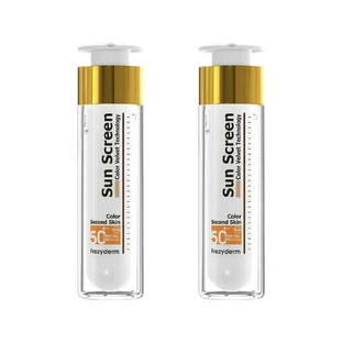 Frezyderm Sun Screen Colour Velvet Водостойкий крем для лица SPF50+ с пигментом 2х50 мл