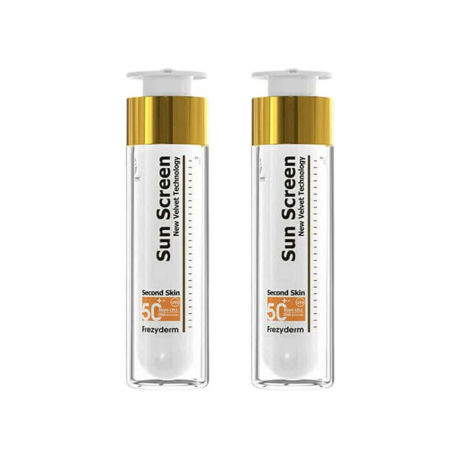 Frezyderm Сонцезахисний оксамитовий крем для обличчя водостійкий SPF50+ 2х50мл: ціни та характеристики