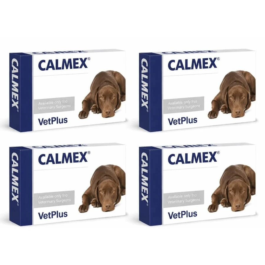 Успокаивающая добавка для собак Calmex, 4x10 таблеток, VetPlus: цены и характеристики