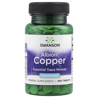Copper 2 мг Swanson 300 таблеток