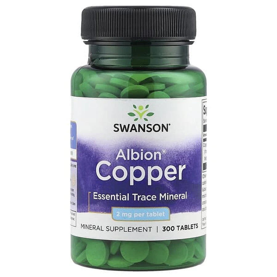 Copper 2 мг Swanson 300 таблеток: ціни та характеристики