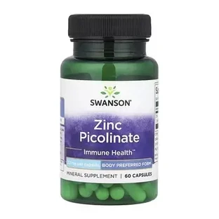 Zinc Picolinate 22 мг Swanson 60 капсул