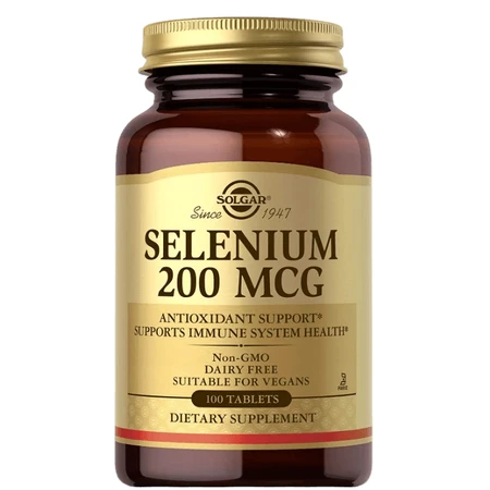 Селен 200 мкг Solgar Selenium, 100 таблеток: цены и характеристики