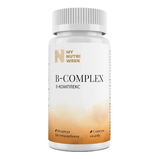 B-комплекс, B-Complex, My Nutri Week, 60 капсул