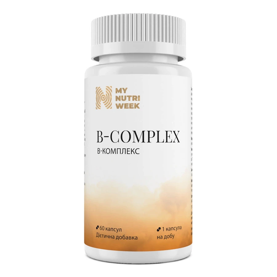 B-комплекс, B-Complex, My Nutri Week, 60 капсул: цены и характеристики