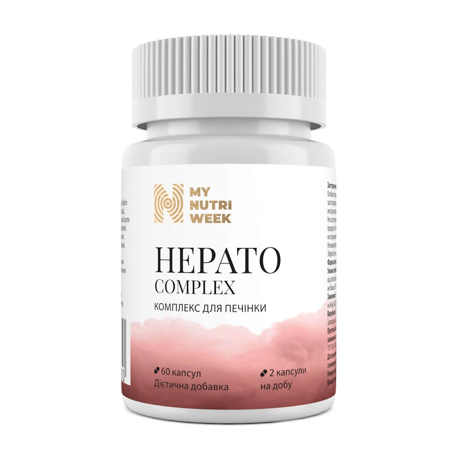 Комплекс для печени, Hepato Complex, My Nutri Week, 60 капсул: цены и характеристики