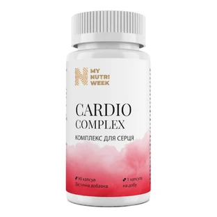Комплекс для сердца, Cardio Complex, My Nutri Week, 90 капсул