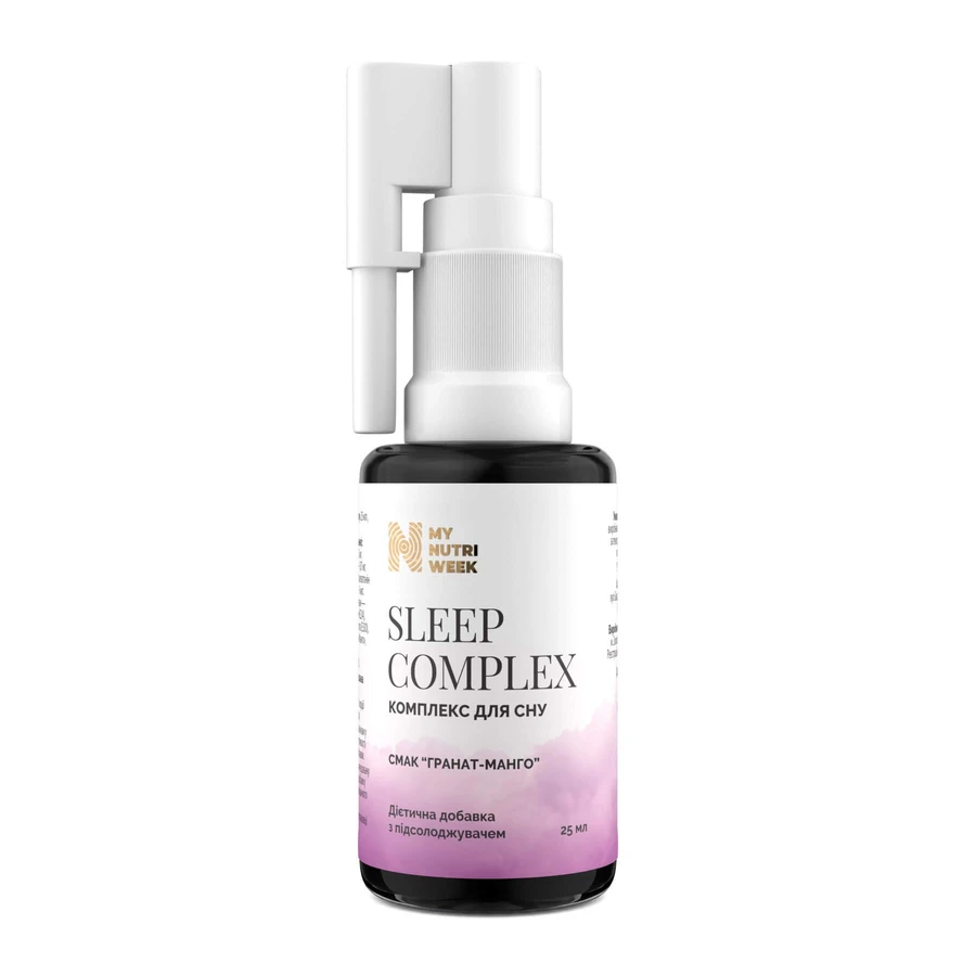 Комплекс для сну, Sleep Complex, My Nutri Week, смак гранату та манго, 25 мл: ціни та характеристики