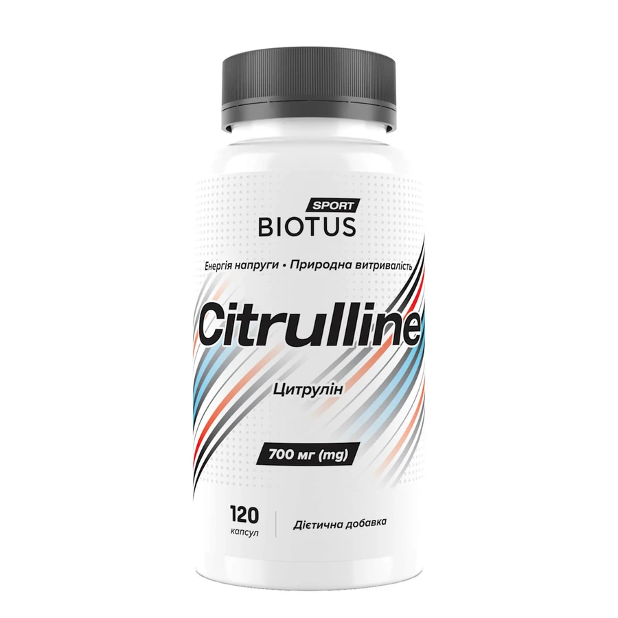 Цитрулин, Citrulline, Biotus, 700 мг, 120 капсул: цены и характеристики