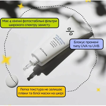 Набір зволожувальних сонцезахисних кремів Dr.Ceuracle Hyal Reyouth Moist Sun Duo Set 2 в 1 SPF 50+/PA++++, 50 мл х 2 шт. : ціни та характеристики