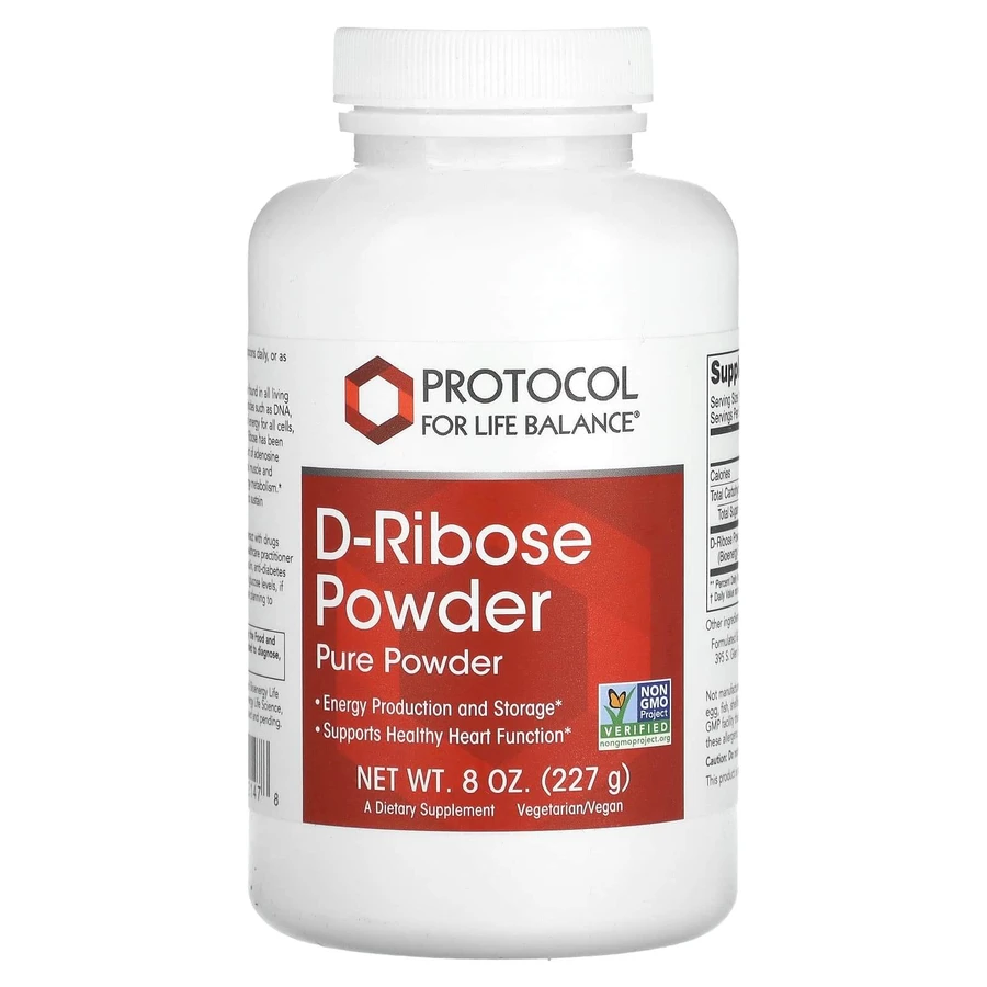 D-рибоза, D-Ribose Powder, Protocol for Life Balance, порошок, 227 г: цены и характеристики