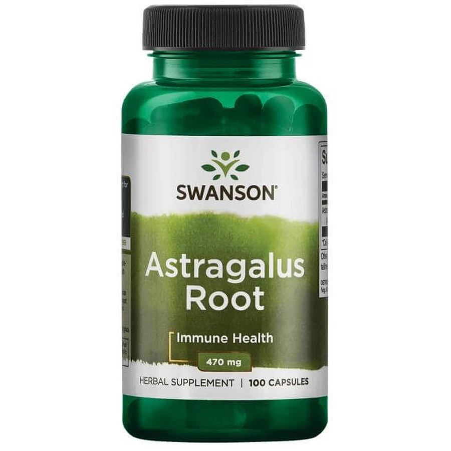 Астрагал, корень, Astragalus Root, Swanson, 470 мг, 100 капсул: цены и характеристики