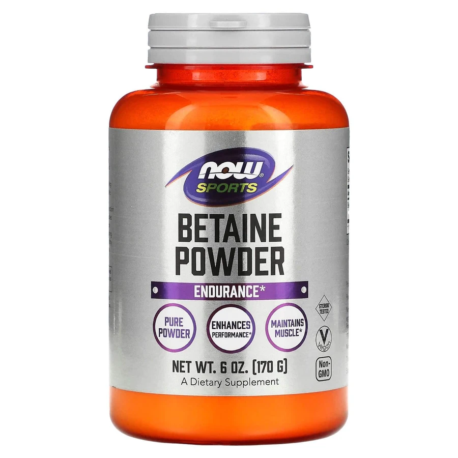 Бетаїн, Betaine, Now Foods, Sports, порошок, 170 г: ціни та характеристики