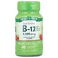 Вітамін B-12 плюс фолієва кислота, Vitamin B-12, Nature's Truth, смак ягід, 2500 мкг, 60 швидкорозчинних таблеток
