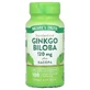 Гінкго білоба плюс бакопа, Ginkgo Biloba Plus Bacopa, Nature's Truth, 120 мг, 100 капсул швидкого вивільнення