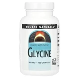 Гліцин, Glycine, Source Naturals, 1000 мг, 100 капсул (500 мг у капсулі)