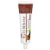 Зубна паста-гель, Toothpaste Gel, Now Foods, Solutions, з кокосовим маслом та м'ятним смаком, без фтору, 181 г