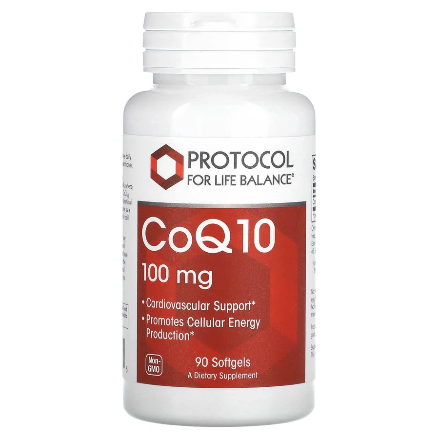 Коэнзим Q10, CoQ10, Protocol for Life Balance, 100 мг, 90 гелевых капсул: цены и характеристики