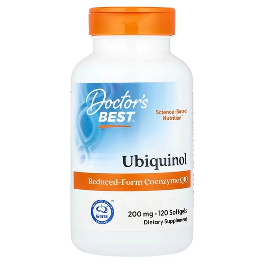 Коензим Q10, Убіхінол, Ubiquinol, Doctor's Best, 200 мг, 120 капсул: ціни та характеристики