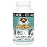 Куркума, Turmeric 1000, Source Naturals, 1000 мг, 120 таблеток