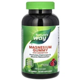 Магний цитрат, Magnesium Gummy, Nature's Way, со вкусом ягод, 100 мг, 90 жевательных конфет