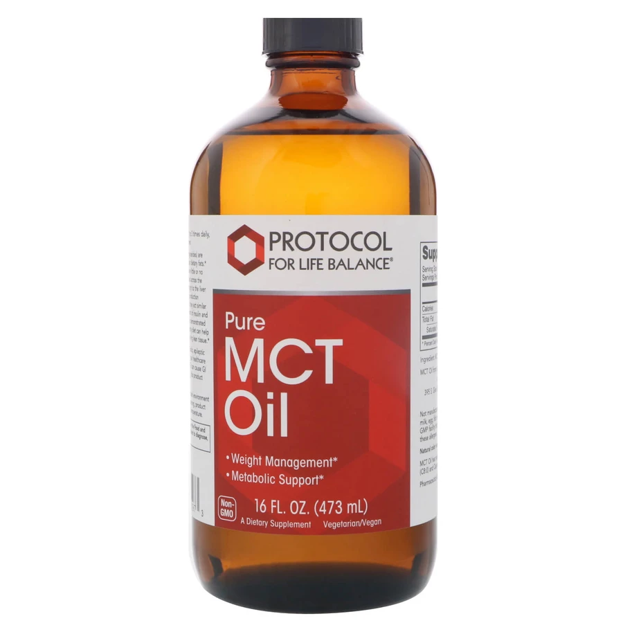 Масло MCT, Pure MCT Oil, Protocol for Life Balance, 432 мл: цены и характеристики