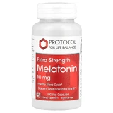 Мелатонін, Melatonin, Protocol for Life Balance, підвищена сила, 10 мг, 100 рослинних капсул