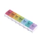 Органайзер для таблеток 7-денний, Rainbow 7-Grid Pill Single Row Pill Organizer, MEMOSAN, однорядний