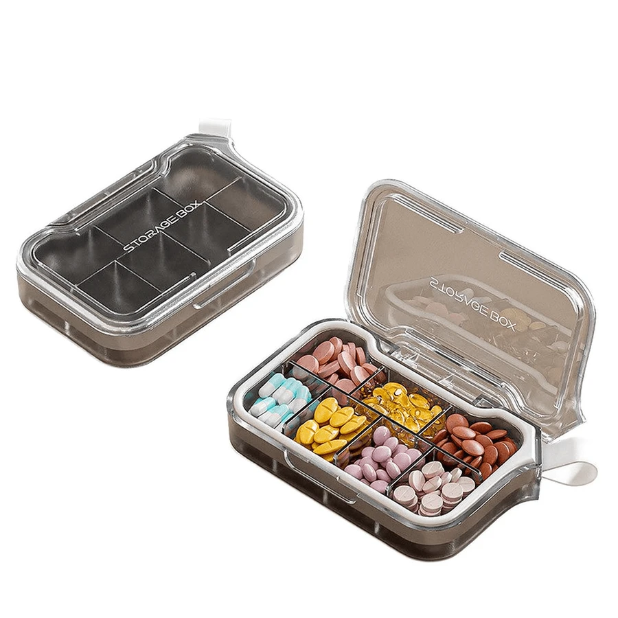 Органайзер для таблеток на 7 отделений, 7 Case Pill Organizer Pill Box, MEMOSAN, белый: цены и характеристики