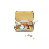Органайзер для таблеток на 7 відділень, 7 Case Pill Organizer Pill Box, MEMOSAN, жовтий