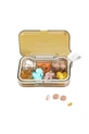 Органайзер для таблеток на 7 отделений, 7 Case Pill Organizer Pill Box, MEMOSAN, желтый